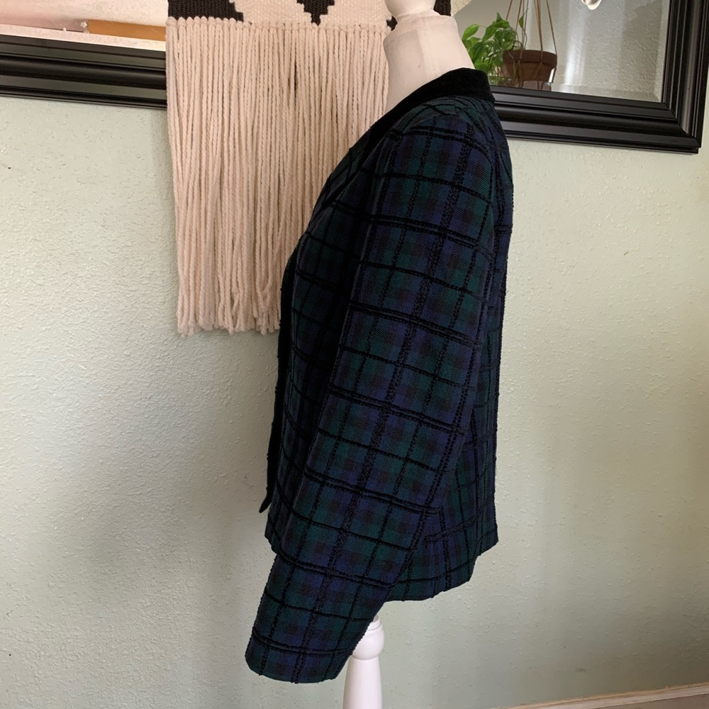 Pendleton Wool Blend Plaid Button Up Jacket - image 5